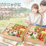 彼氏とのピクニックにぴったりなお弁当2人分の決め方|食べやすく好印象な中身と詰め方