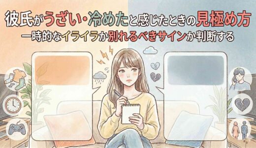 彼氏がうざい・冷めたと感じたときの見極め方｜一時的なイライラか別れるべきサインか判断する