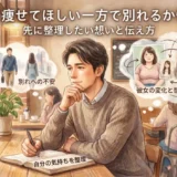 彼女に痩せてほしい一方で別れるか悩む…。先に整理したい想いと伝え方